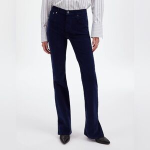 Madewell Kick Out Full-Length Pants in Garment Dye Corduroy